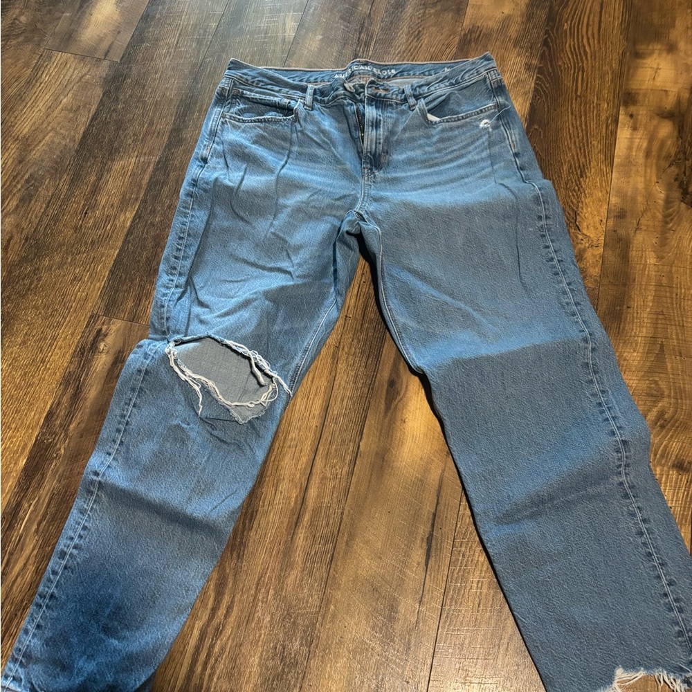American eagle 90s straight jeans 12 short